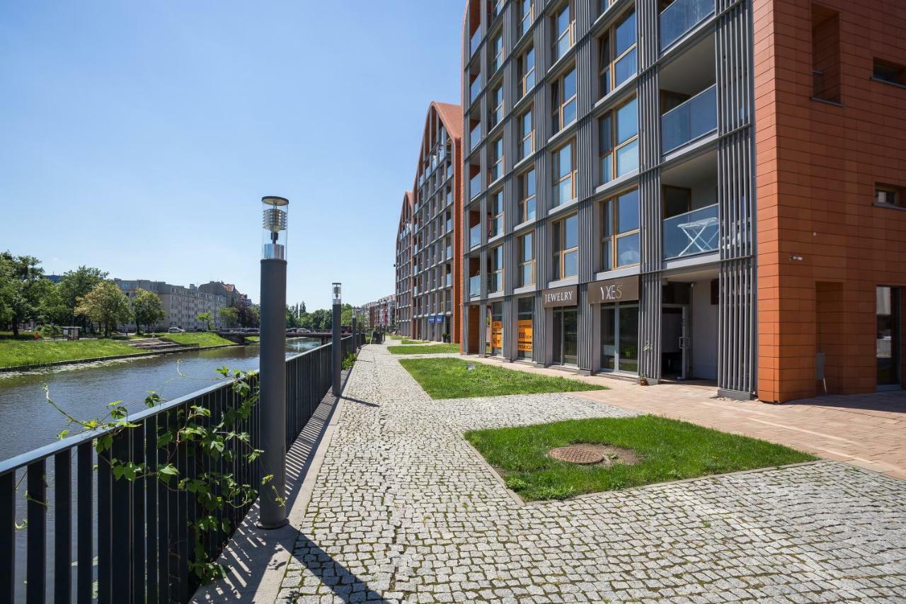 Unique Motlawa Riverbank Apartment Gdańsk Eksteriør bilde